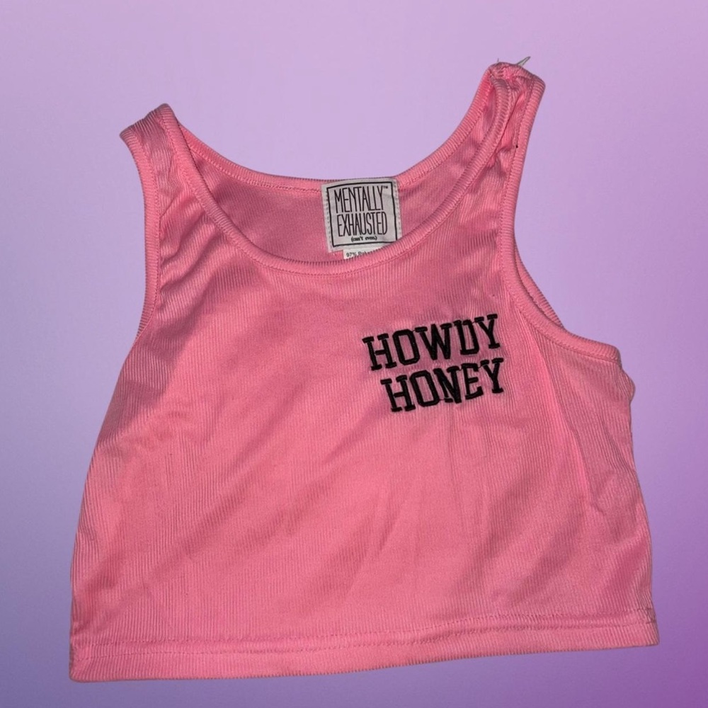 Howdy Pink Crop